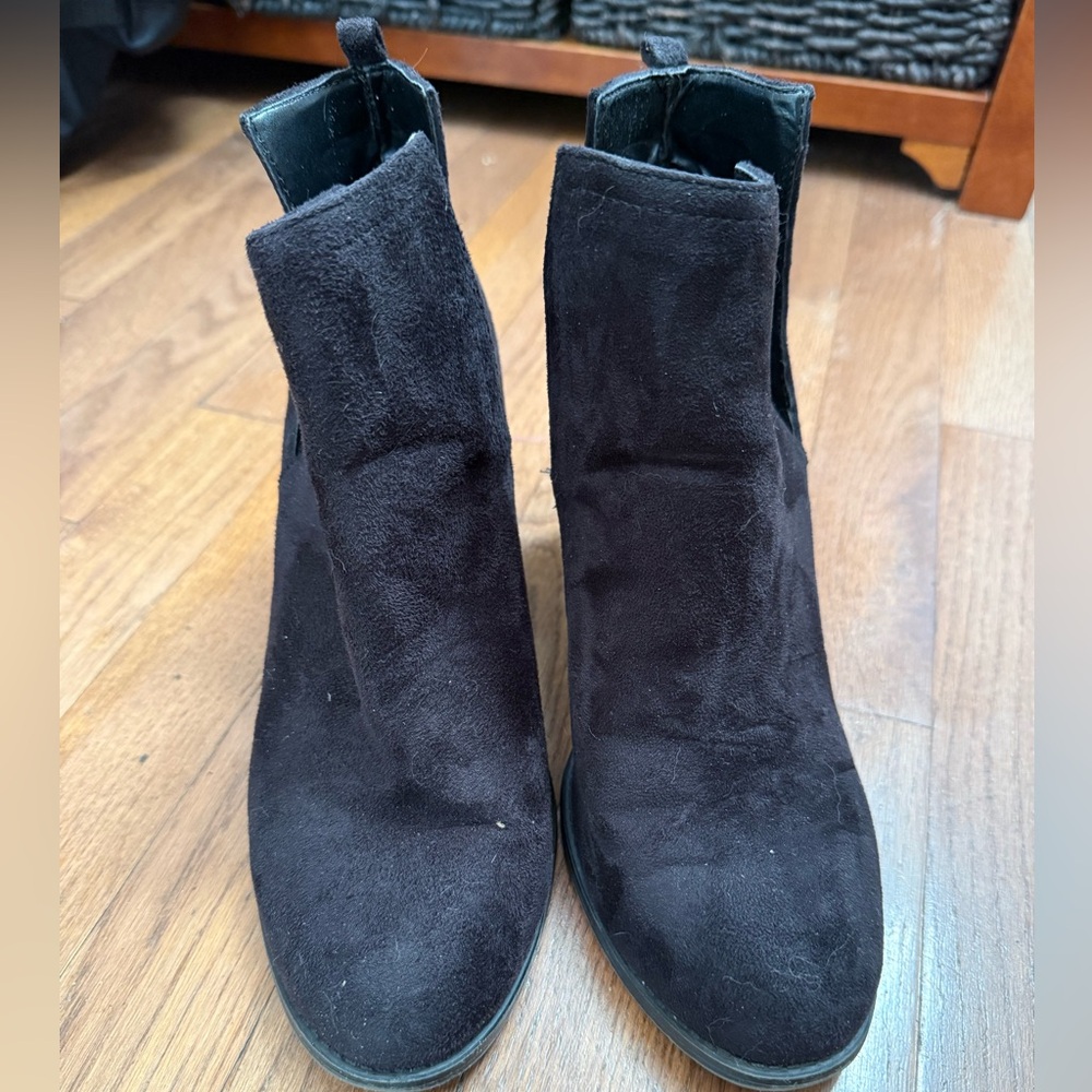Black Suede Ankle Boots